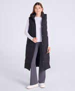 Comfort Zone Womens Longline Gilet - Jet Black