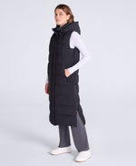 Comfort Zone Womens Longline Gilet - Jet Black