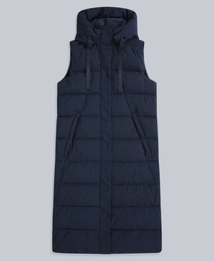 Comfort Zone Womens Longline Gilet - Navy