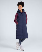 Comfort Zone Womens Longline Gilet - Navy