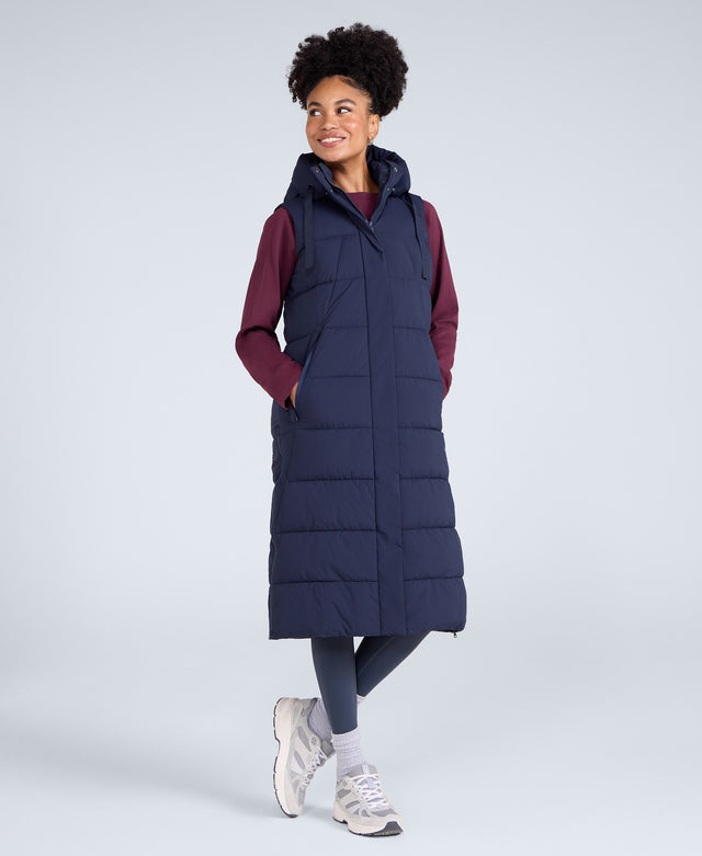 Comfort Zone Womens Longline Gilet - Navy