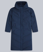 Cocoon Womens Borg Lined Padded Coat - Navy
