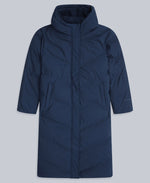 Cocoon Womens Borg Lined Padded Coat - Navy