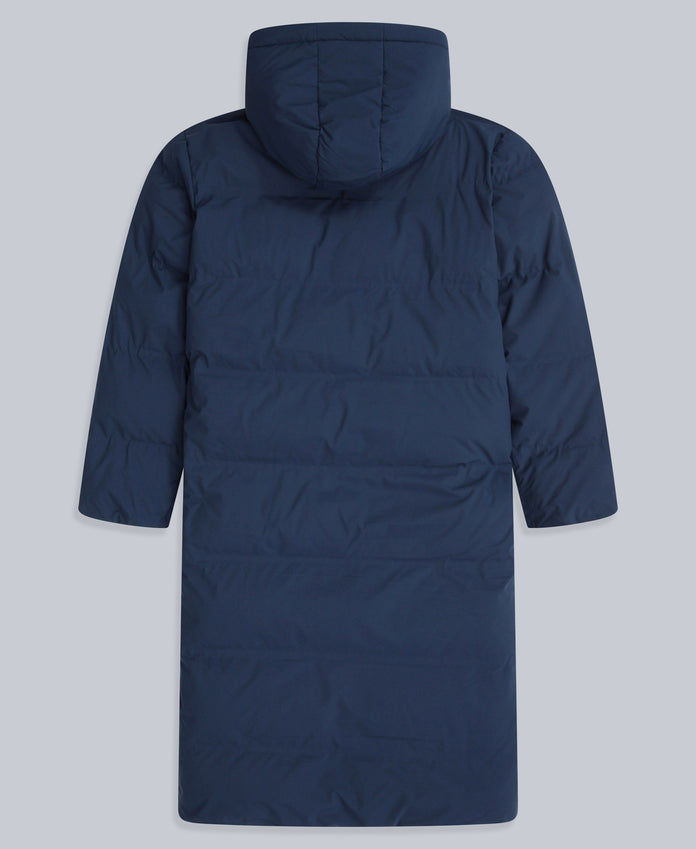 Cocoon Womens Borg Lined Padded Coat - Navy