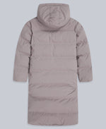 Cocoon Womens Borg Lined Padded Coat - Taupe