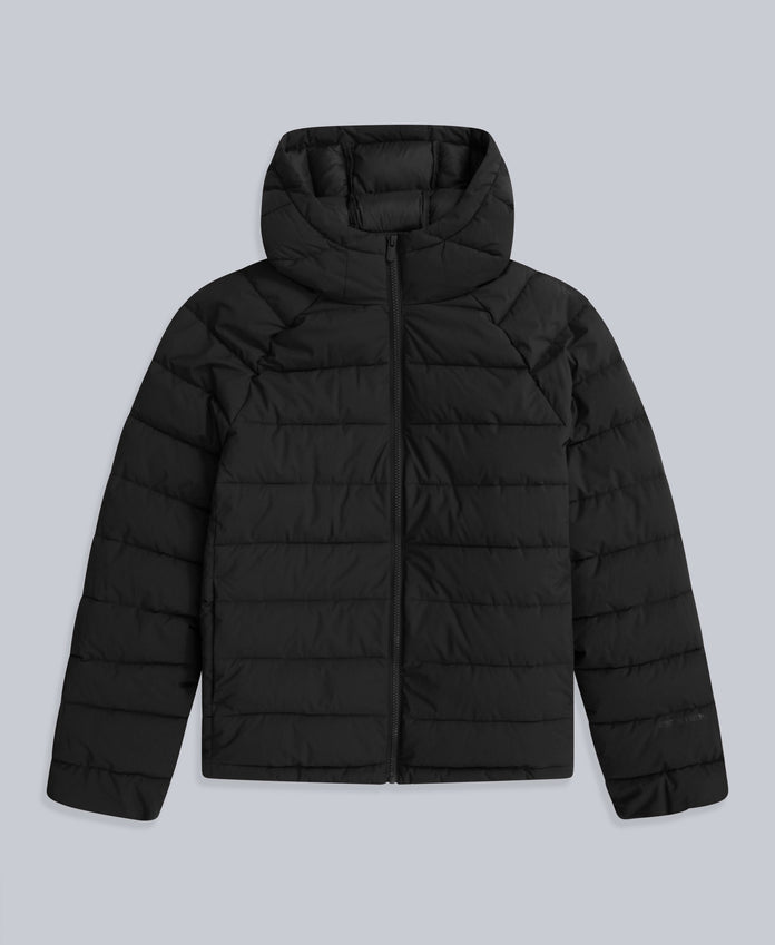 Light Cloud Cosi Hooded Womens Padded Jacket - Jet Black