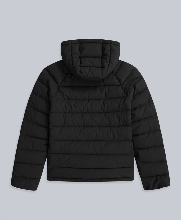 Light Cloud Cosi Hooded Womens Padded Jacket - Jet Black