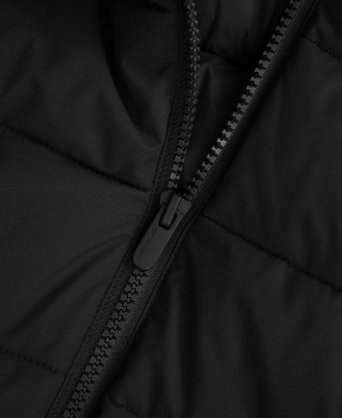 Light Cloud Cosi Hooded Womens Padded Jacket - Jet Black