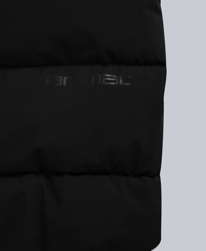 Light Cloud Cosi Hooded Womens Padded Jacket - Jet Black