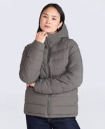 Light Cloud Cosi Hooded Womens Padded Jacket - Khaki