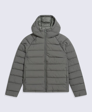 Cloud Womens Hooded Padded Jacket - Khaki