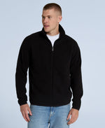 Stockholm Mens Full-Zip Fleece - Jet Black