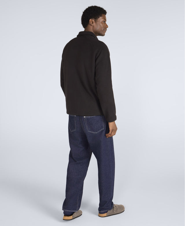 Stockholm Mens Full-Zip Fleece - Jet Black