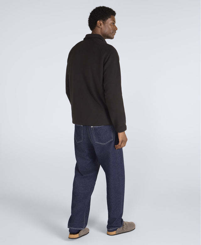 Stockholm Mens Full-Zip Fleece - Jet Black