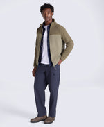 Stockholm Mens Full-Zip Fleece - Light Khaki