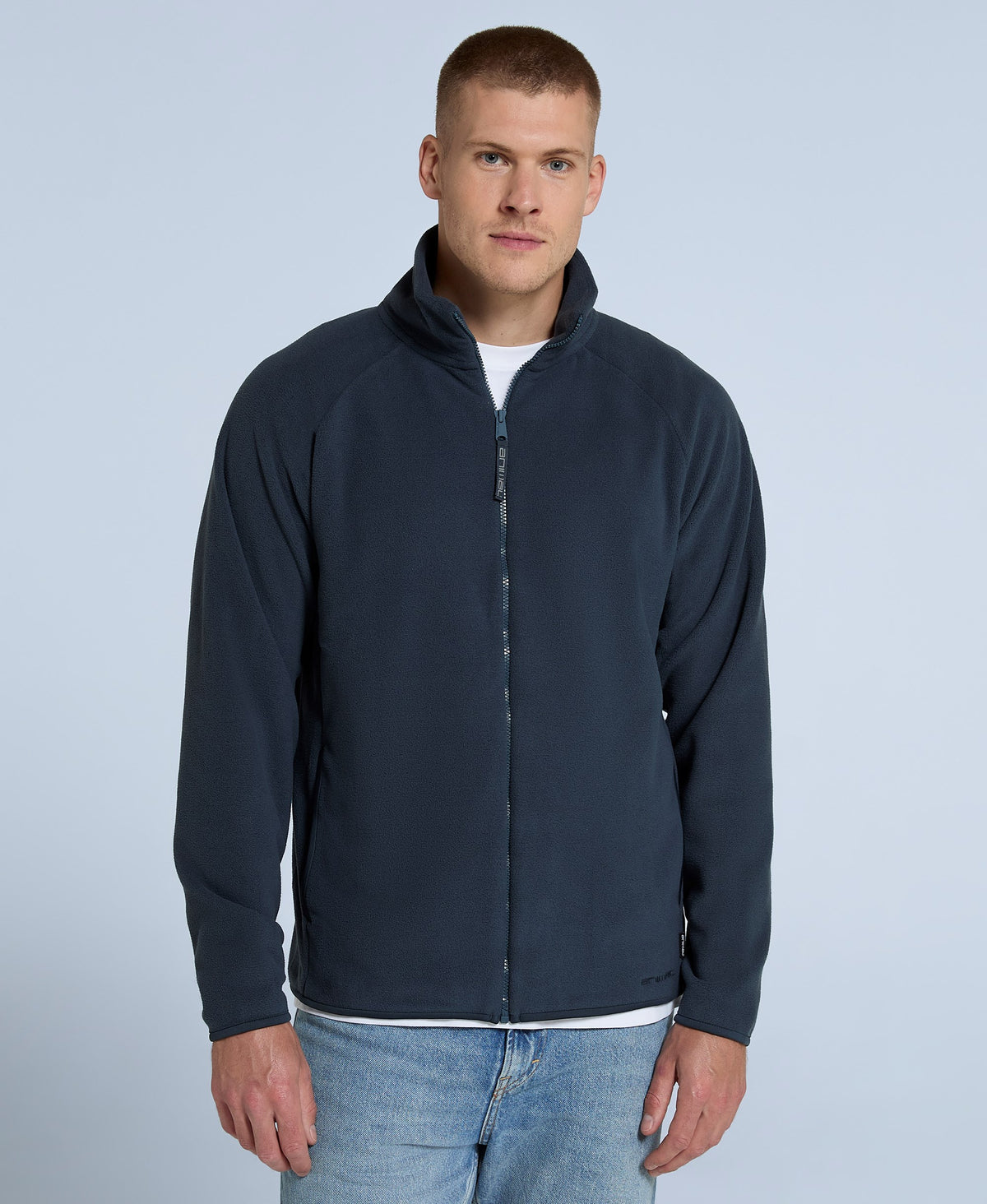 Stockholm Mens Full-Zip Fleece - Navy