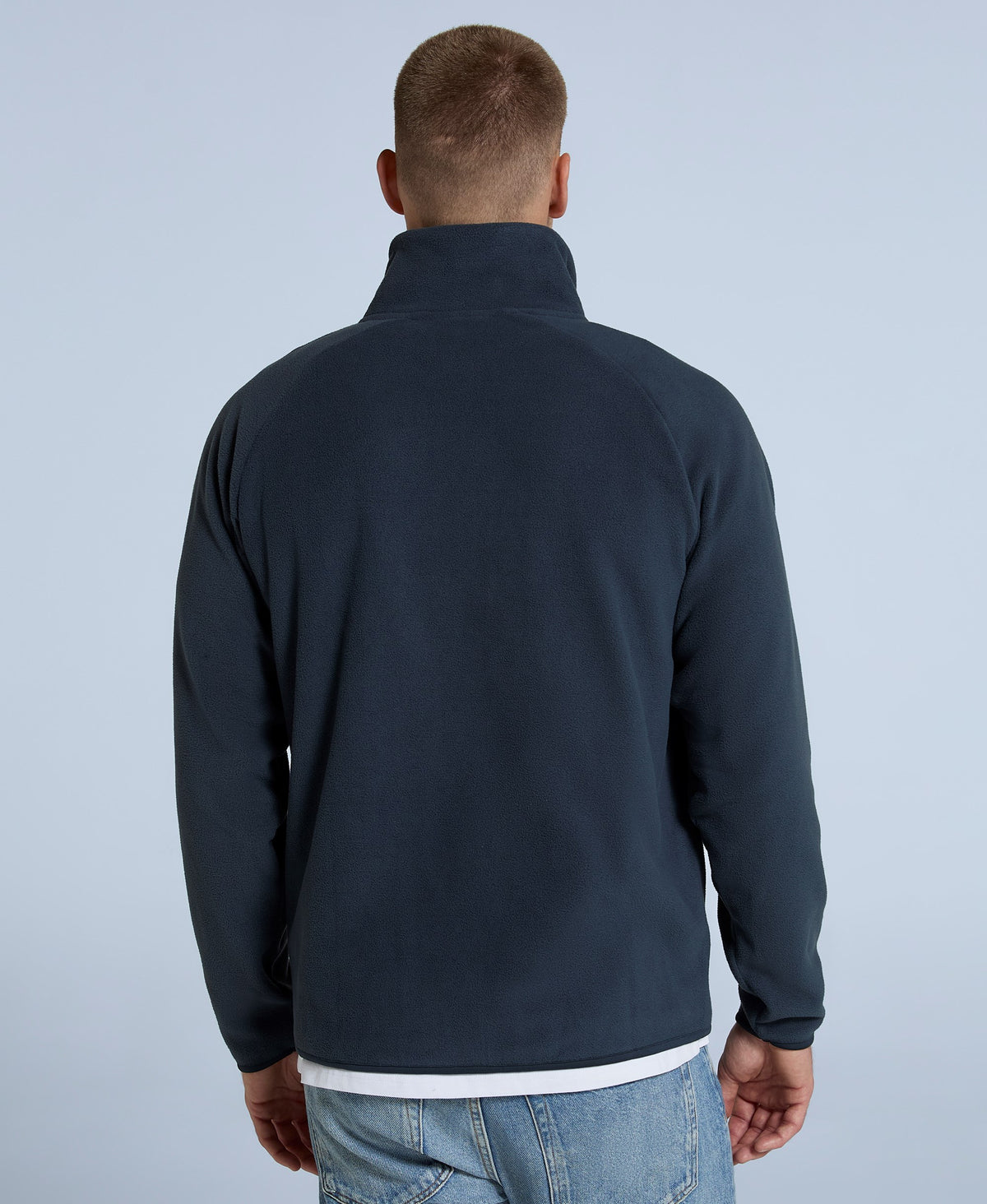 Stockholm Mens Full-Zip Fleece - Navy