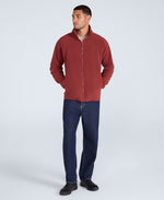 Stockholm Mens Full-Zip Fleece - Red