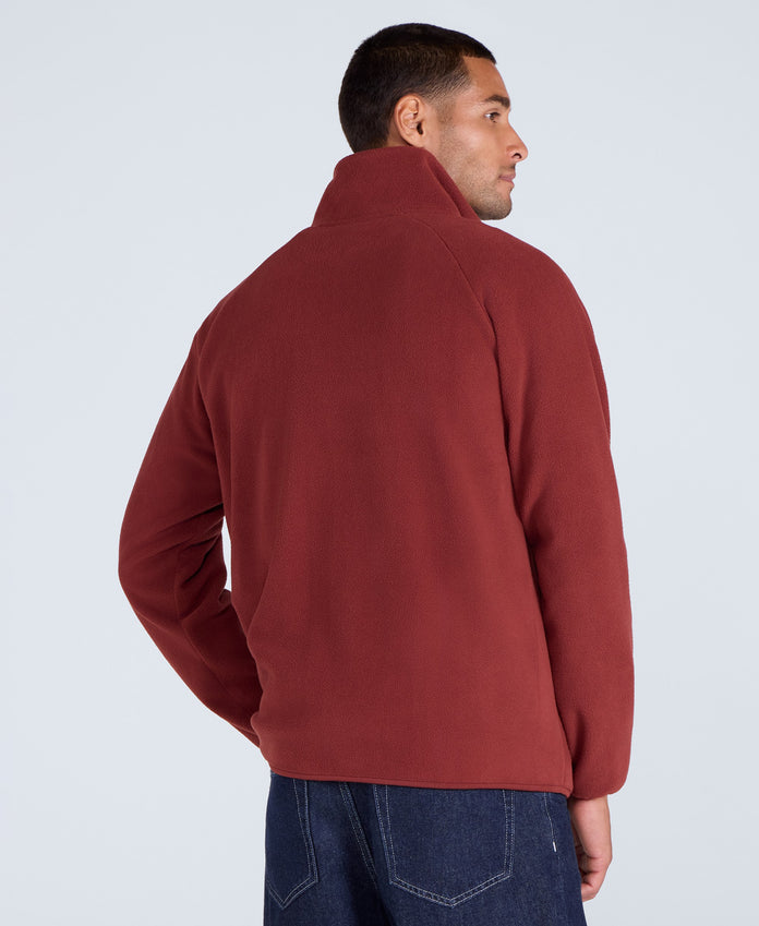 Stockholm Mens Full-Zip Fleece - Red