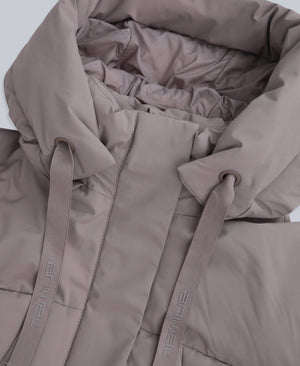 Comfort Cloud Padded Womens Coat - Taupe