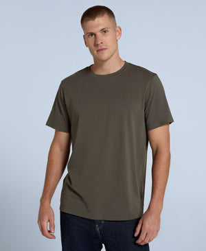 Icon Mens Logo T-Shirt - Dark Khaki