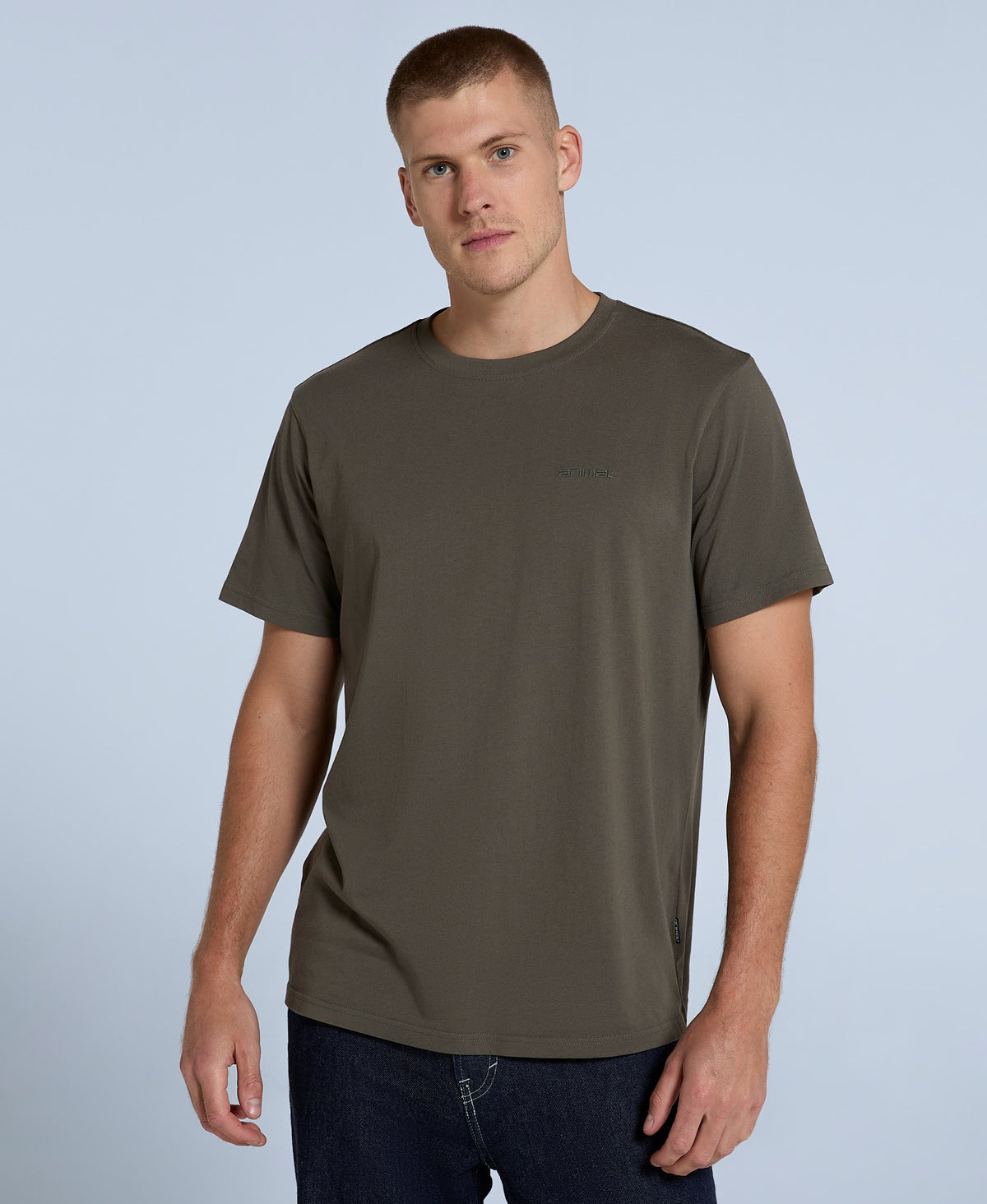Icon Mens Logo T-Shirt - Dark Khaki