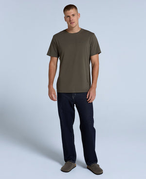 Icon Mens Logo T-Shirt - Dark Khaki