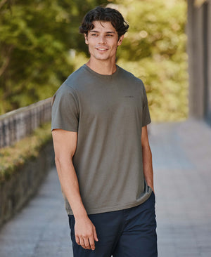 Icon Mens Logo T-Shirt - Dark Khaki