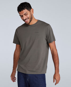 Icon Mens Logo T-Shirt - Dark Khaki
