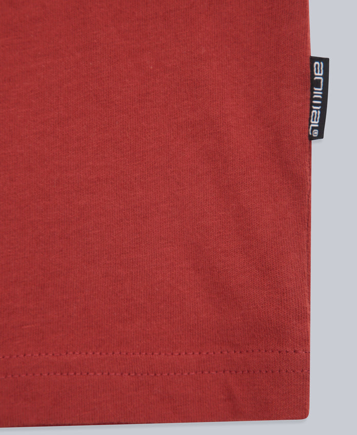 Icon Mens Logo T-Shirt - Dark Red