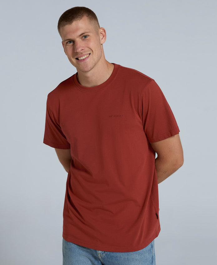 Icon Mens Logo T-Shirt - Dark Red