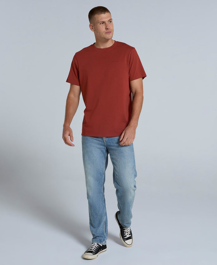 Icon Mens Logo T-Shirt - Dark Red