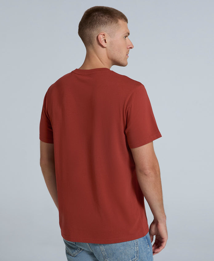 Icon Mens Logo T-Shirt - Dark Red