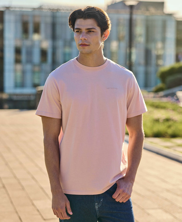 Icon Mens Logo T-Shirt - Light Pink