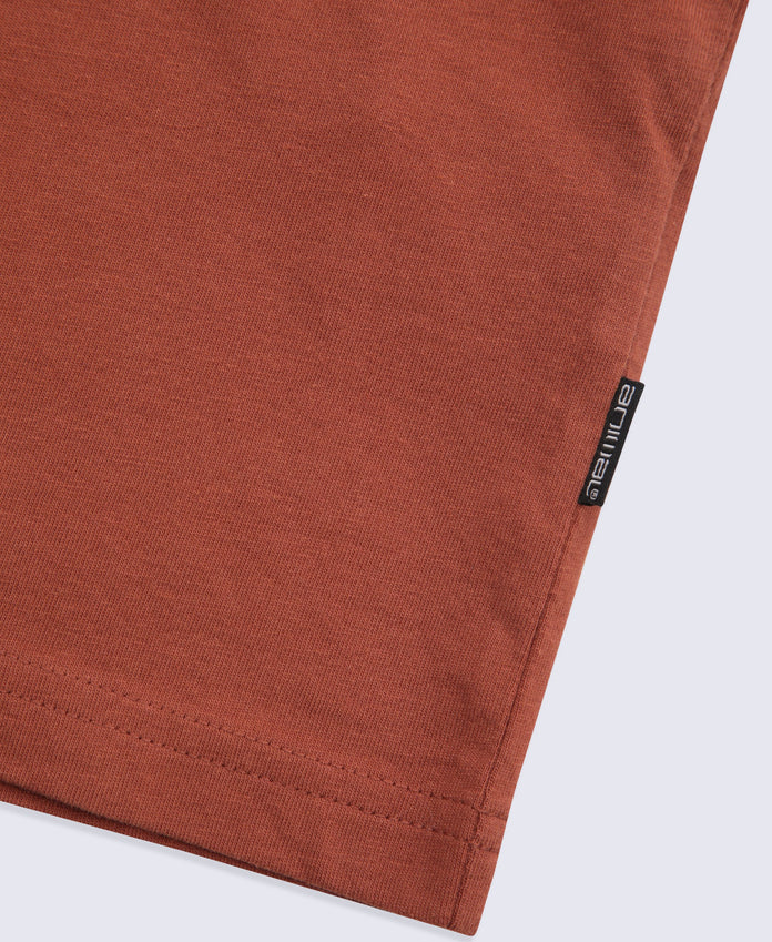 Icon Mens Logo T-Shirt - Rust