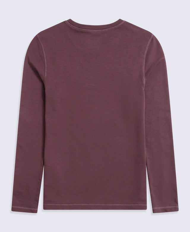 Blaze Womens Base Layer Top - Dark Burgundy