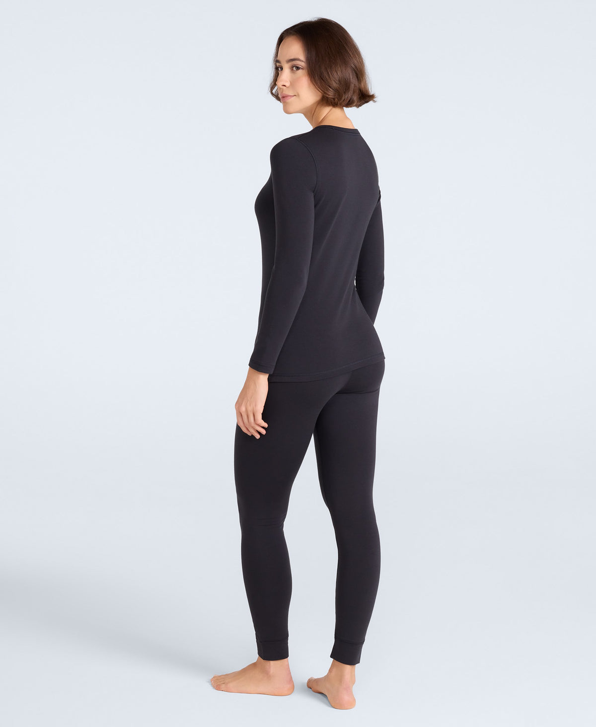 Blaze Womens Base Layer Top - Jet Black