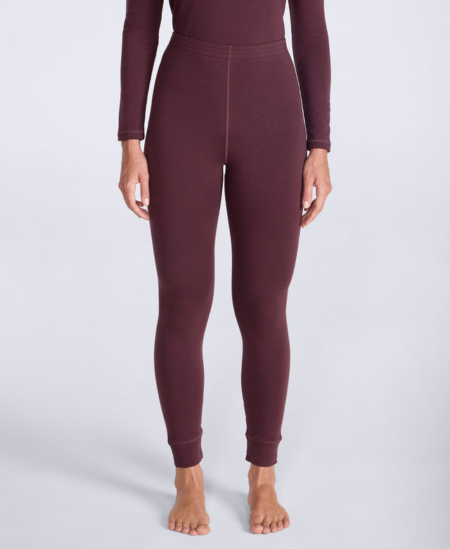 Blaze Womens Base Layer Pants - Dark Burgundy