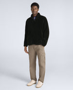 Teddy Mens Fleece Jacket - Jet Black