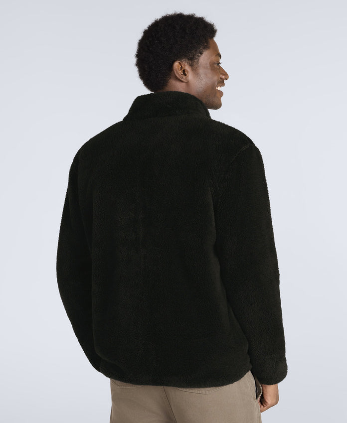 Teddy Mens Fleece Jacket - Jet Black