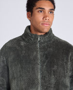 Teddy Mens Fleece Jacket - Khaki