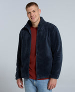 Teddy Mens Fleece Jacket - Navy