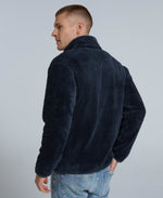 Teddy Mens Fleece Jacket - Navy