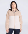 Stockholm Womens Full-Zip Fleece - Beige
