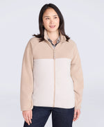 Stockholm Womens Full-Zip Fleece - Beige