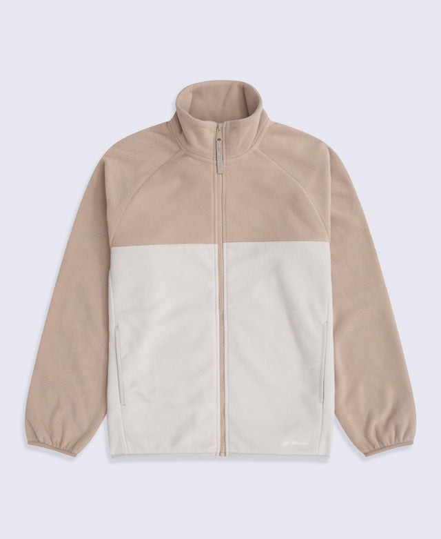Stockholm Womens Full-Zip Fleece - Beige