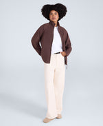 Stockholm Womens Full-Zip Fleece - Brown