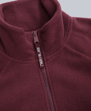 Stockholm Womens Half-Zip Fleece - Berry