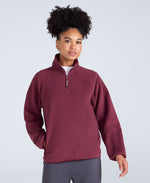 Stockholm Women’s Half-Zip Fleece - Berry