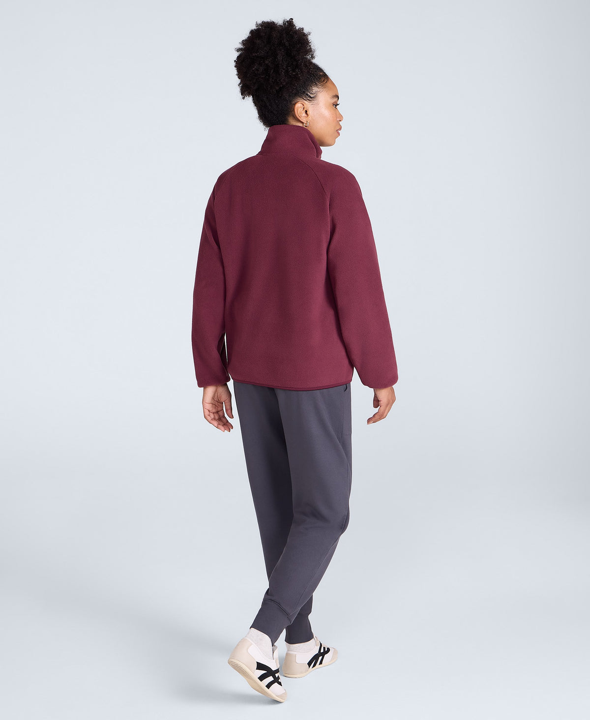 Stockholm Womens Half-Zip Fleece - Berry